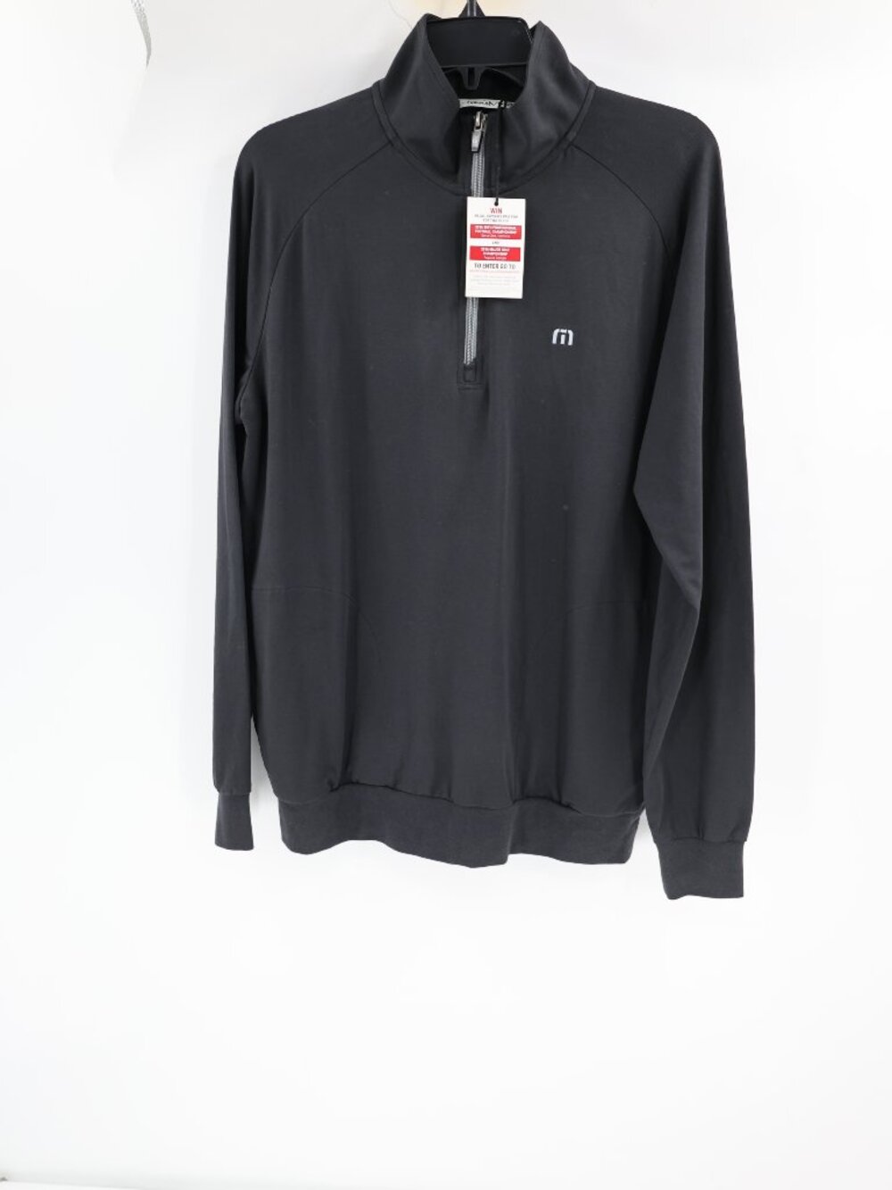 NWT Travis Mathew Pullover Mens Large Strangelove Golf Quarter Zip Long Sleeve